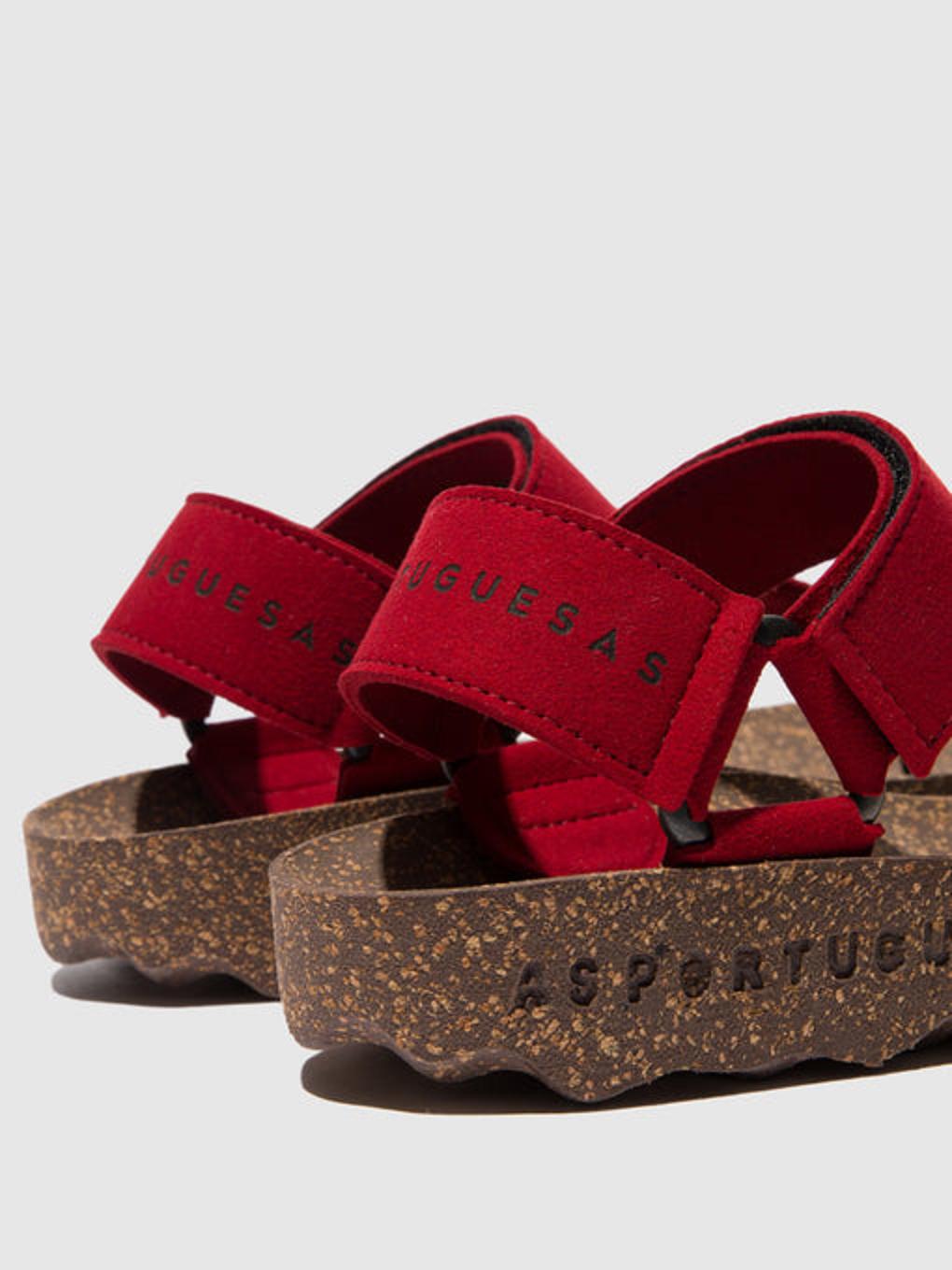 Asportuguesas Fizz Sandaalit Red Suede - Naisten Thong Sandaalit ASPP018156FI Punainen